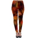 Color Background Structure Lines Lightweight Velour Leggings View1