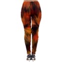 Color Background Structure Lines Lightweight Velour Leggings View2