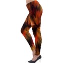 Color Background Structure Lines Lightweight Velour Leggings View3