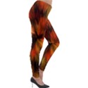 Color Background Structure Lines Lightweight Velour Leggings View4