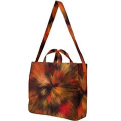 Color Background Structure Lines Square Shoulder Tote Bag