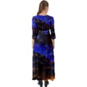 Landscape Sci Fi Alien World Button Up Boho Maxi Dress View2