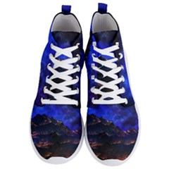 Landscape Sci Fi Alien World Men s Lightweight High Top Sneakers by Pakrebo