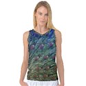 Peacock Feathers Colorful Feather Women s Basketball Tank Top View1