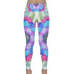 Lotus Flower Bird Metatron S Cube Lightweight Velour Classic Yoga Leggings by Pakrebo