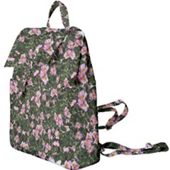 Pink Flowers Leaves Spring Garden Buckle Everyday Backpack