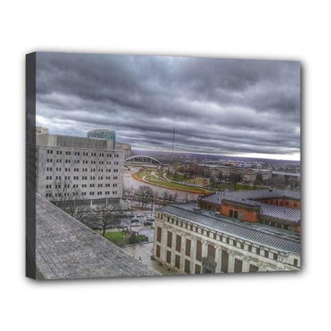 Ohio Supreme Court View Canvas 14  X 11  (stretched) by Riverwoman