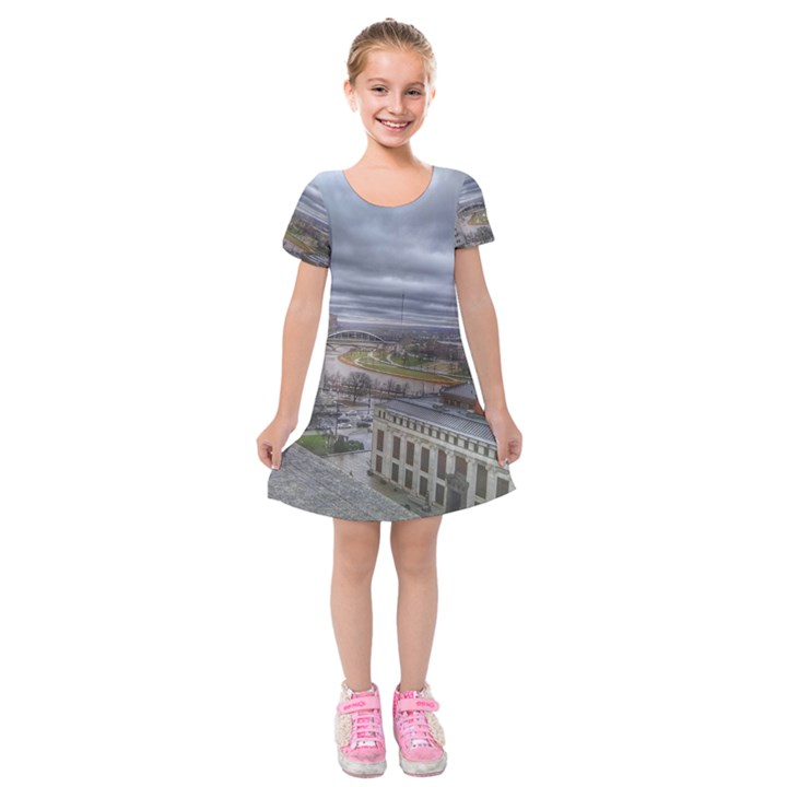 Ohio Supreme Court View Kids  Short Sleeve Velvet Dress