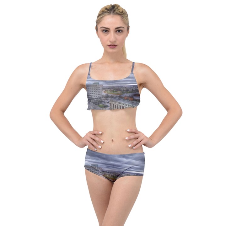 Ohio Supreme Court View Layered Top Bikini Set