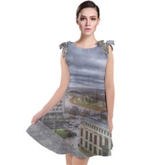 Ohio Supreme Court View Tie Up Tunic Dress by Riverwoman