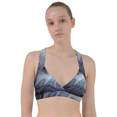 1840s Ohio Salt Glaze Sweetheart Sports Bra by Riverwoman