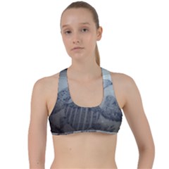 1840s Ohio Salt Glaze Criss Cross Racerback Sports Bra by Riverwoman