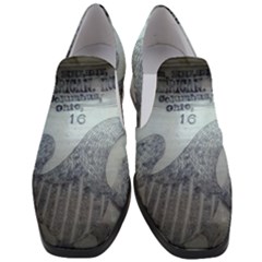 1840s Ohio Salt Glaze Slip On Heel Loafers