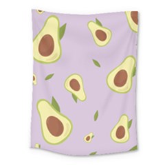 Avocado Green With Pastel Violet Background2 Avocado Pastel Light Violet Medium Tapestry by genx