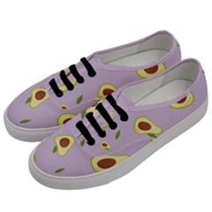 Avocado Green With Pastel Violet Background2 Avocado Pastel Light Violet Men s Classic Low Top Sneakers by genx