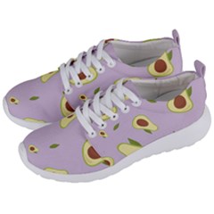 Avocado Green With Pastel Violet Background2 Avocado Pastel Light Violet Men s Lightweight Sports Shoes by genx