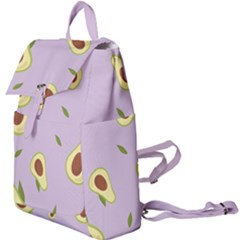 Avocado Green With Pastel Violet Background2 Avocado Pastel Light Violet Buckle Everyday Backpack by genx