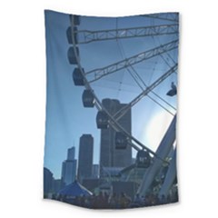 Navy Pier Chicago Large Tapestry by Riverwoman