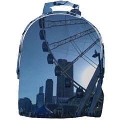 Navy Pier Chicago Mini Full Print Backpack by Riverwoman