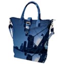 Navy Pier Chicago Buckle Top Tote Bag View1