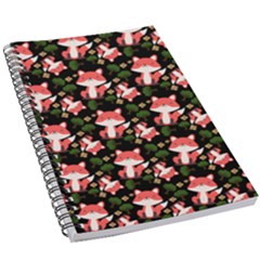 Fox And Trees Pattern 5 5  X 8 5  Notebook by snowwhitegirl