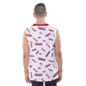 Funny Bacon Slices Pattern infidel red meat Men s Basketball Tank Top View2