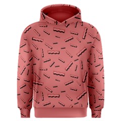 Funny Bacon Slices Pattern Infidel Vintage Red Meat Background  Men s Overhead Hoodie by genx