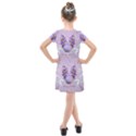 Happy Easter, Easter Egg With Flowers In Soft Violet Colors Kids  Cross Web Dress View2