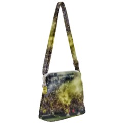 Columbus Crew Crowd, Mapfe Stadium Zipper Messenger Bag by Riverwoman