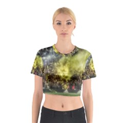 Columbus Crew Crowd, Mapfe Stadium Cotton Crop Top by Riverwoman