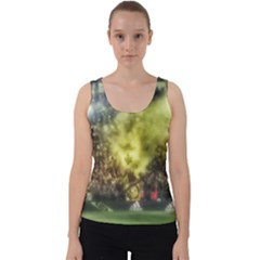 Columbus Crew Crowd, Mapfe Stadium Velvet Tank Top by Riverwoman