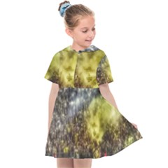 Columbus Crew Crowd, Mapfe Stadium Kids  Sailor Dress by Riverwoman