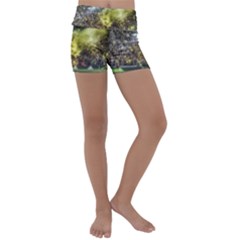 Columbus Crew Crowd, Mapfe Stadium Kids  Lightweight Velour Yoga Shorts by Riverwoman