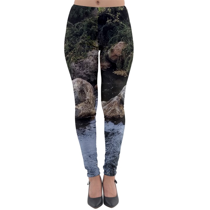 Garden of the Phoenix Lightweight Velour Leggings