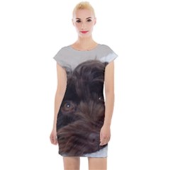 Laying In Dog Bed Cap Sleeve Bodycon Dress by pauchesstore