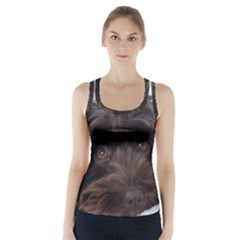 Laying In Dog Bed Racer Back Sports Top by pauchesstore