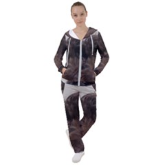 Laying In Dog Bed Women s Tracksuit by pauchesstore