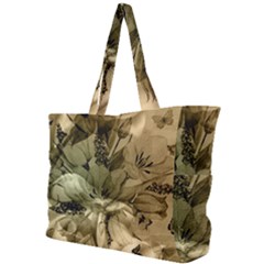 Wonderful Floral Design With Butterflies Simple Shoulder Bag by FantasyWorld7