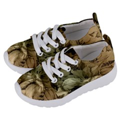 Wonderful Floral Design With Butterflies Kids  Lightweight Sports Shoes by FantasyWorld7