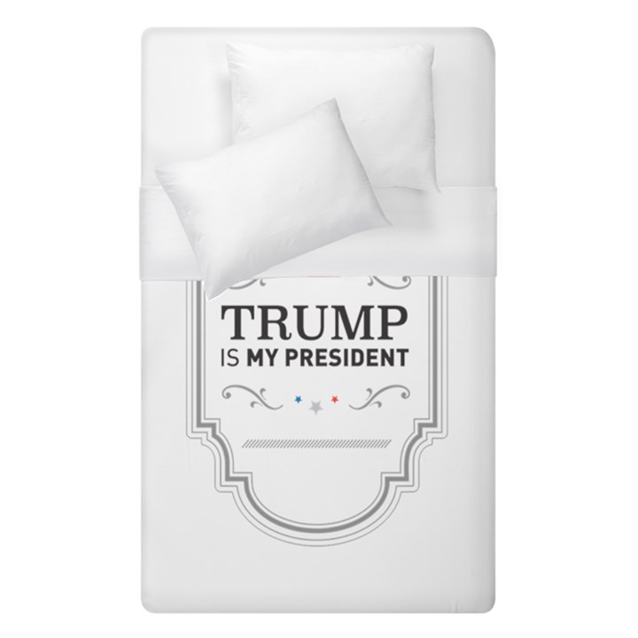 Trump is My President MAGA Label Beer Style Vintage Duvet Cover (Single Size)