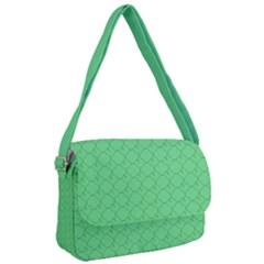 Clover Quatrefoil Pattern Courier Bag by emilyzragz