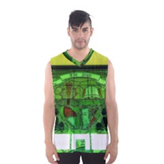 Dublin Scioto Irish Window Men s Basketball Tank Top by Riverwoman