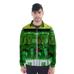 Dublin Scioto Irish Window Men s Windbreaker by Riverwoman