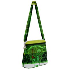 Dublin Scioto Irish Window Zipper Messenger Bag by Riverwoman