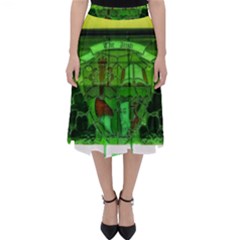 Dublin Scioto Irish Window Classic Midi Skirt by Riverwoman