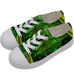 Dublin Scioto Irish Window Kids  Low Top Canvas Sneakers by Riverwoman