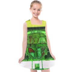 Dublin Scioto Irish Window Kids  Cross Back Dress by Riverwoman