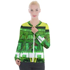 Dublin Scioto Irish Window Casual Zip Up Jacket by Riverwoman