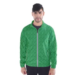 Clover Quatrefoil Pattern Men s Windbreaker by emilyzragz