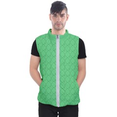 Clover Quatrefoil Pattern Men s Puffer Vest by emilyzragz